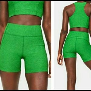 Outdoor Voices Heathered Green Set